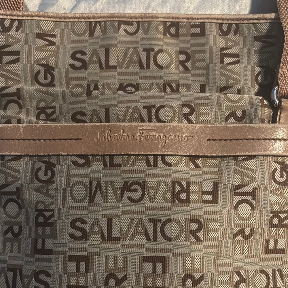 Salvatore Ferragamo Tan Crossbody Bag - Picture 3 of 16